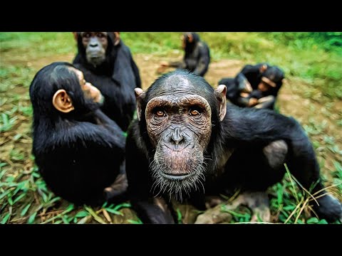 Шимпанзе и Бонобо Шимпанзе — Самые Человекообразные Обезьяны в Мире!